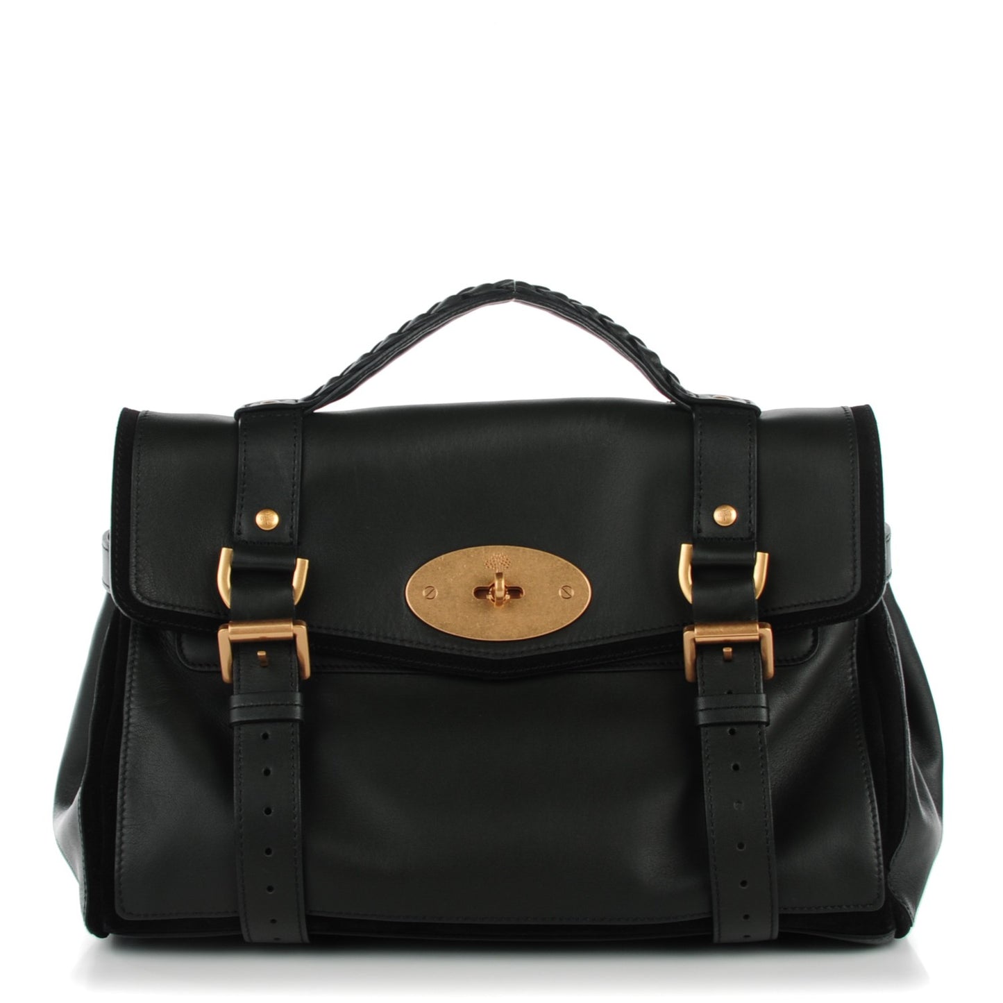 Nappa Suede Medium Panel Alexa Evergreen