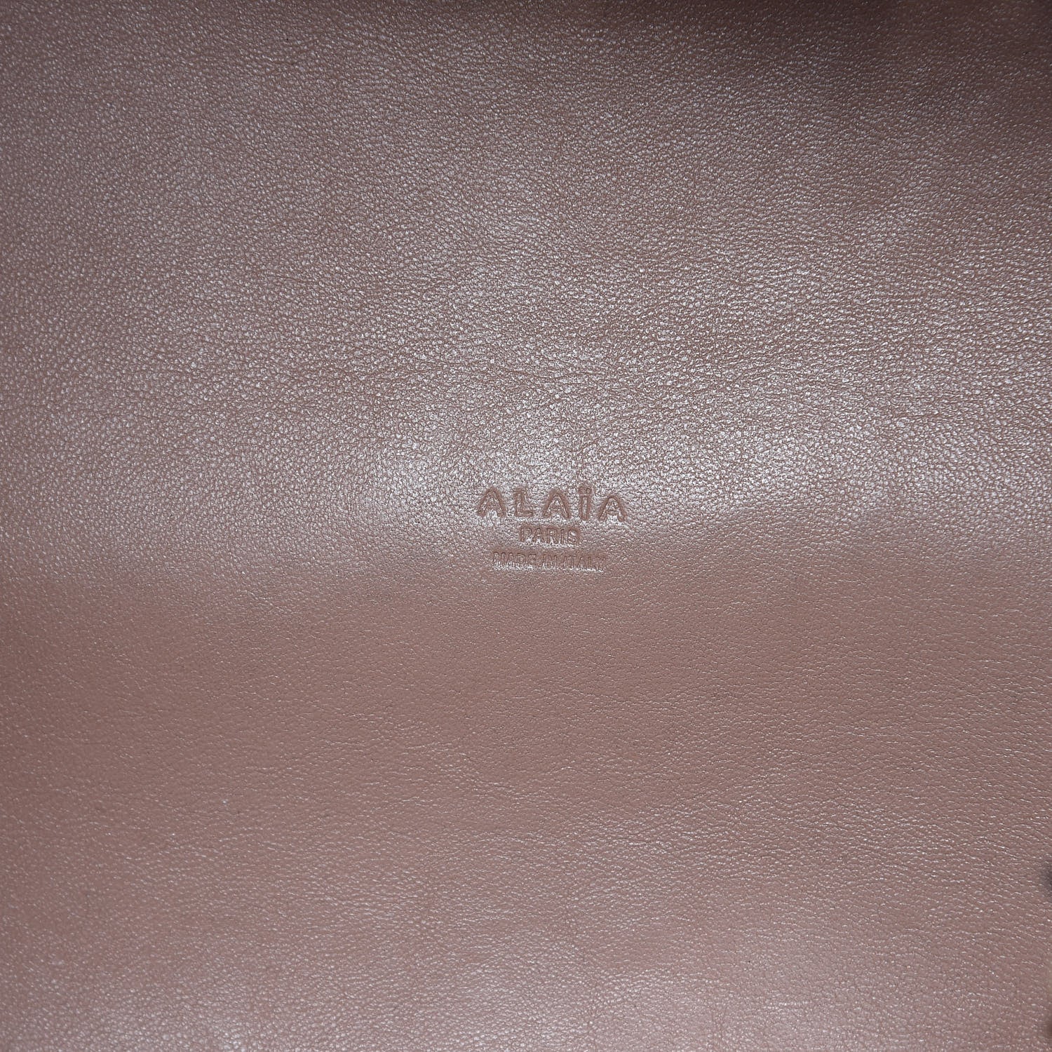 Alaia Calfskin Vienne Wave Mina 32 Bag Sable 7 of 13