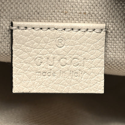 Gucci Grained Calfskin Small Logo Belt Bag White 6 of 10