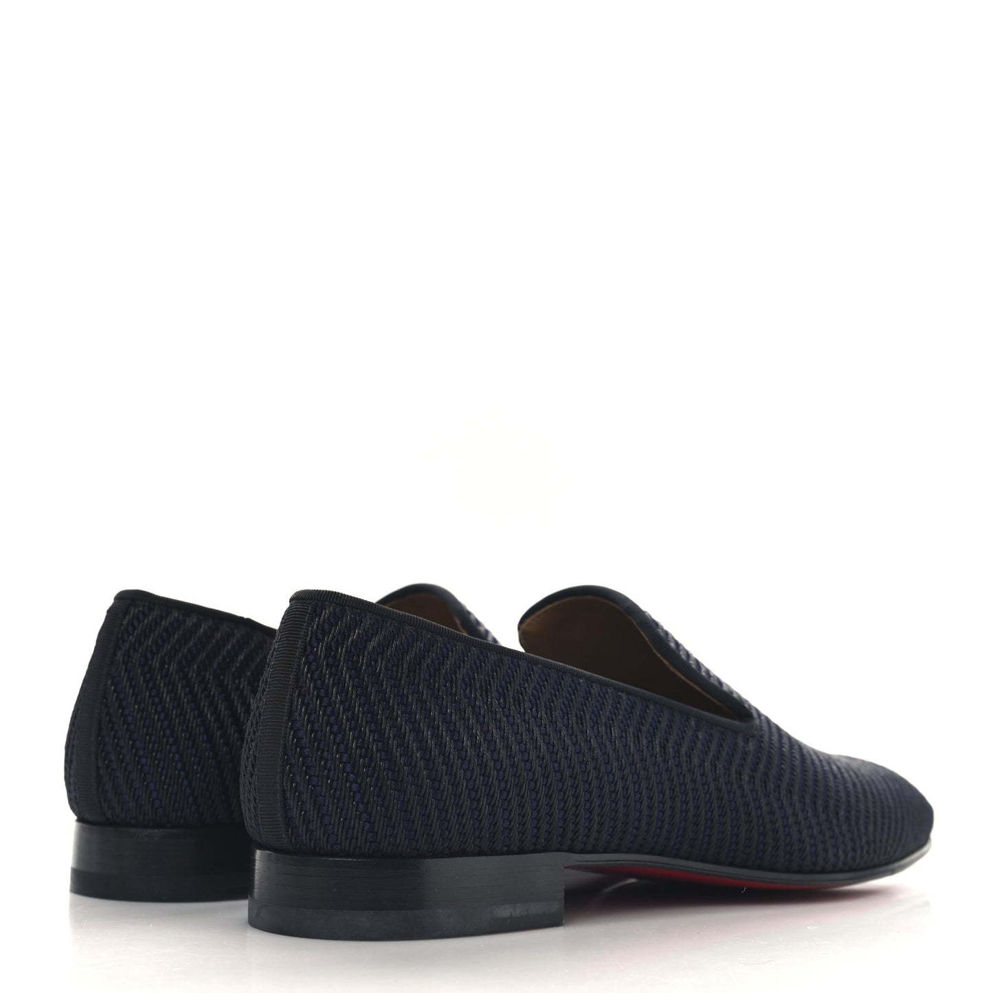 Tresse Cruising Mens Dandelion Flat Loafers 43 Black Navy