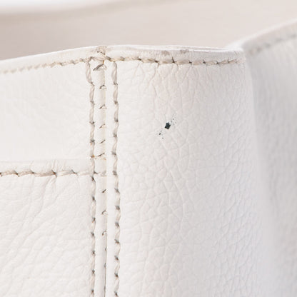 Chanel Calfskin Cerf Executive Shopper Tote White 31 of 33