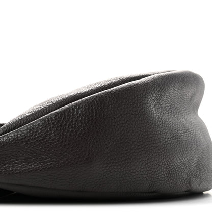 The Row Grained Calfskin Large Slouchy Banana Bag Brunette 9 of 11