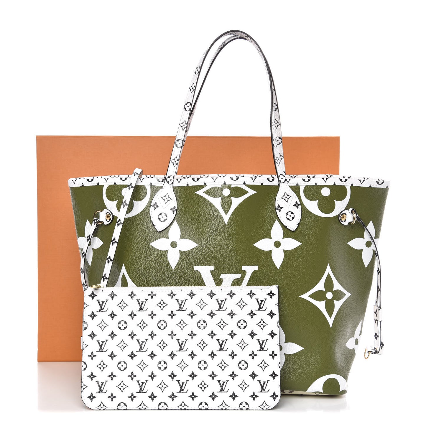 Monogram Giant Neverfull MM Kaki