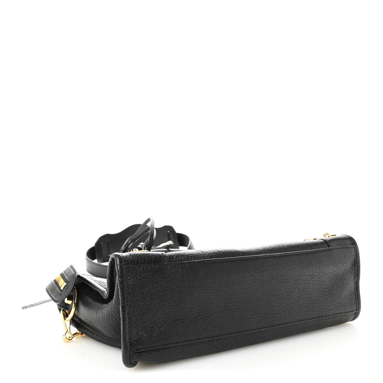 Balenciaga Chevre Gold Metallic Edge Hardware S City Black 4 of 10