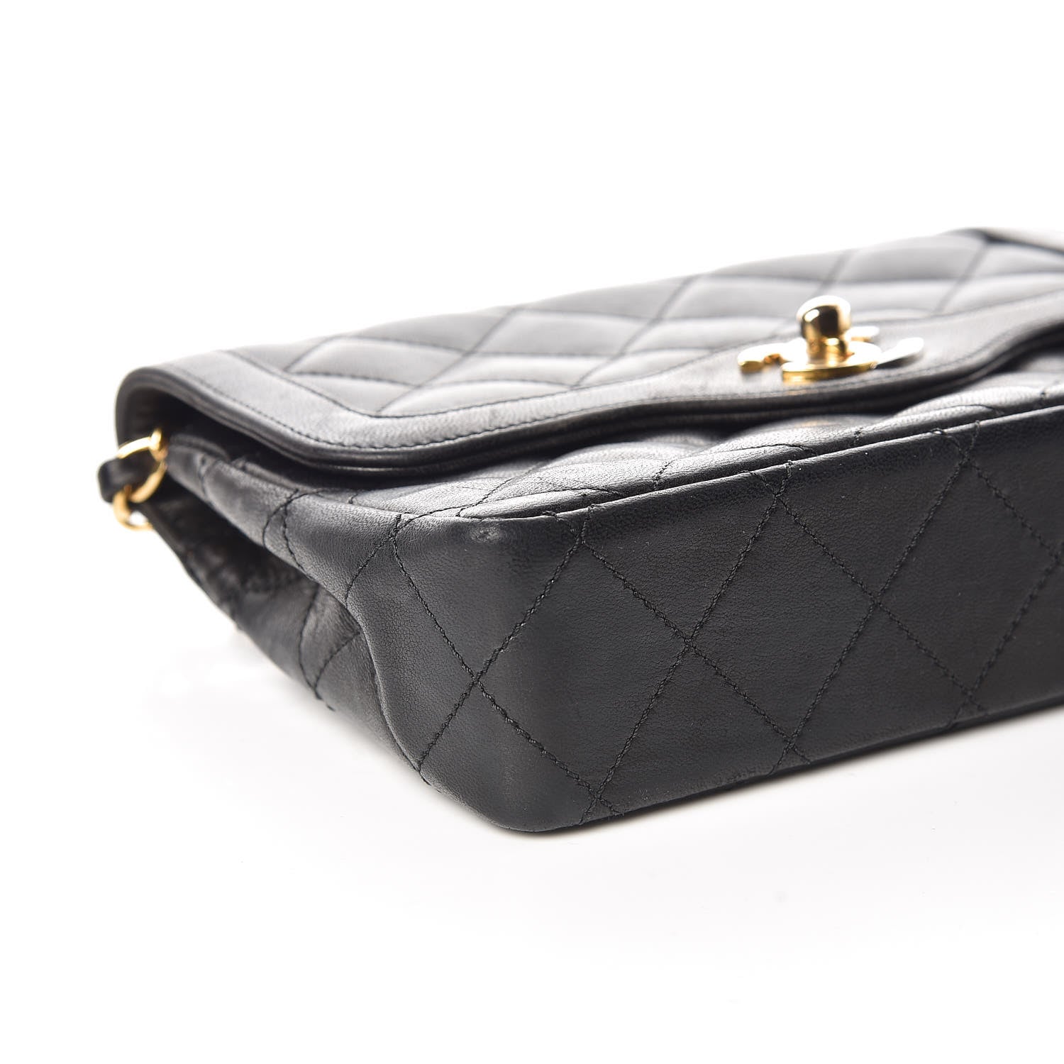 Chanel Lambskin Quilted Mini Flap Black 8 of 14
