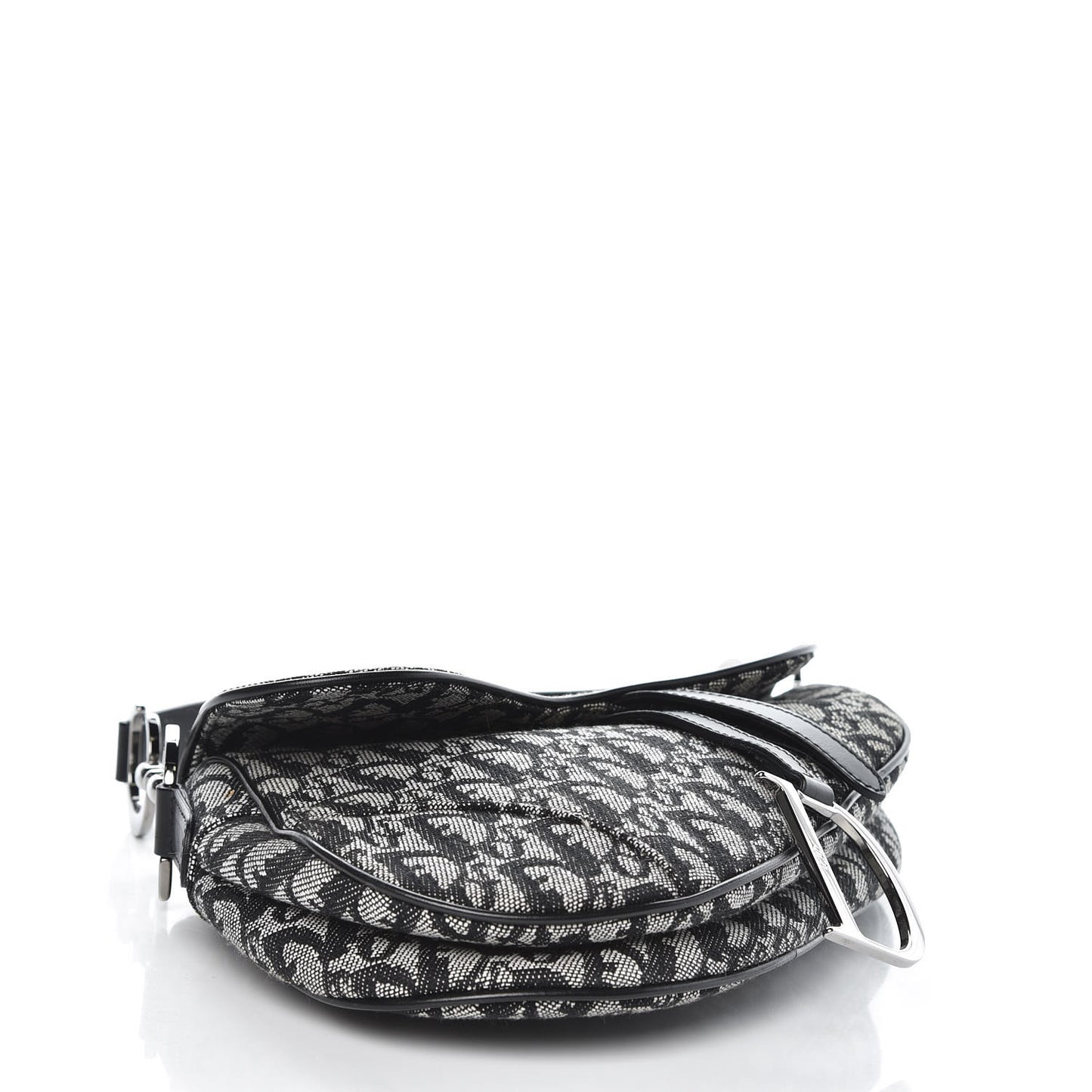 Monogram Saddle Bag Black