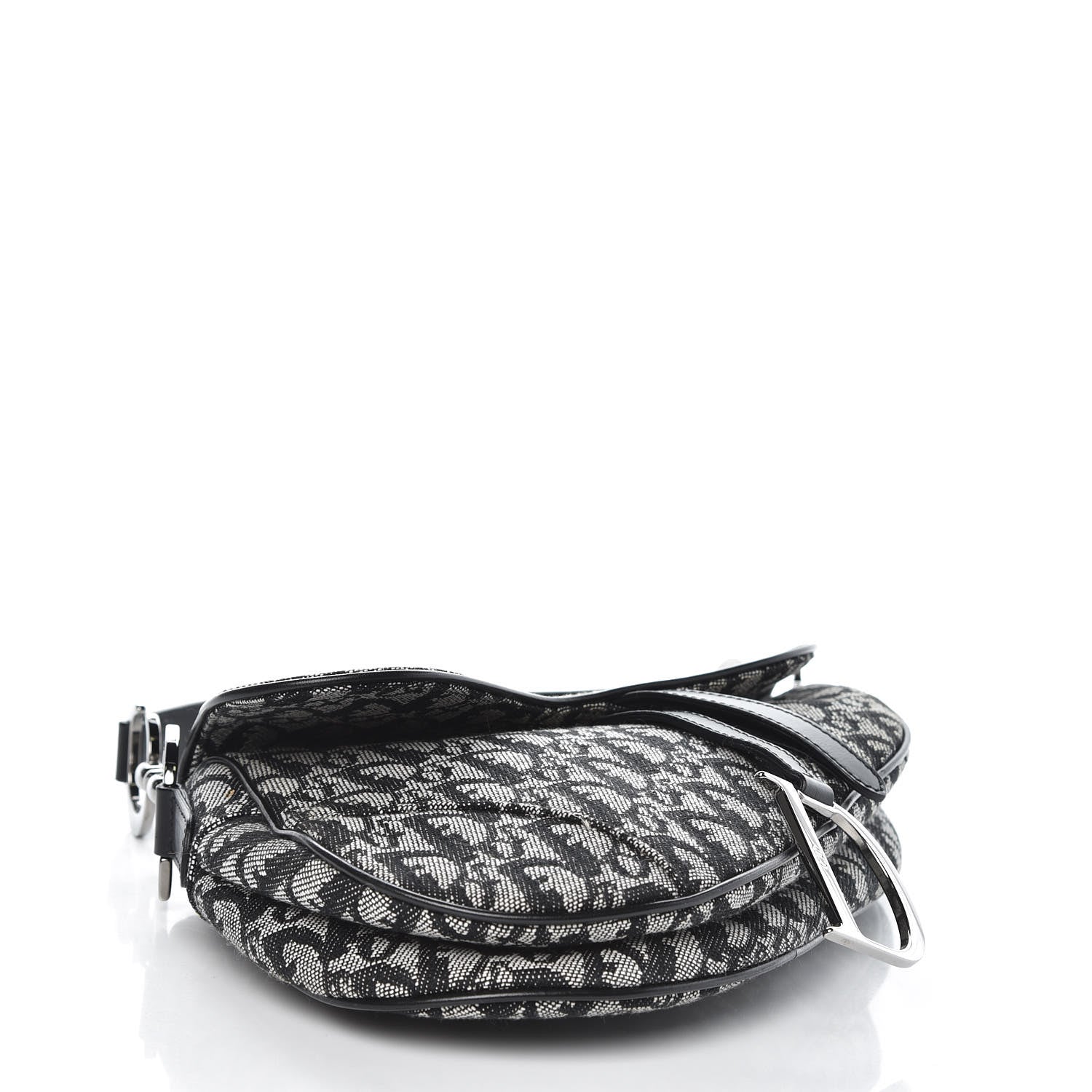 Christian Dior Monogram Saddle Bag Black 4 of 7