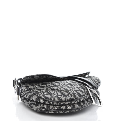 Christian Dior Monogram Saddle Bag Black 4 of 7