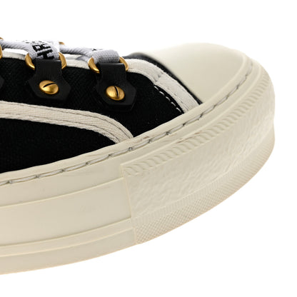 Christian Dior Canvas Walk'N'Dior Low Top Sneakers 37.5 Black 11 of 13
