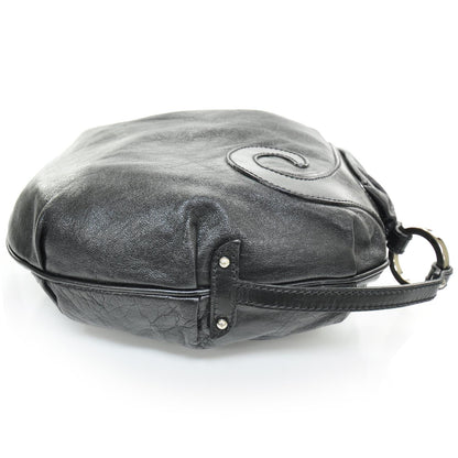 Fendi Leather Biga Hobo Black 3 of 10