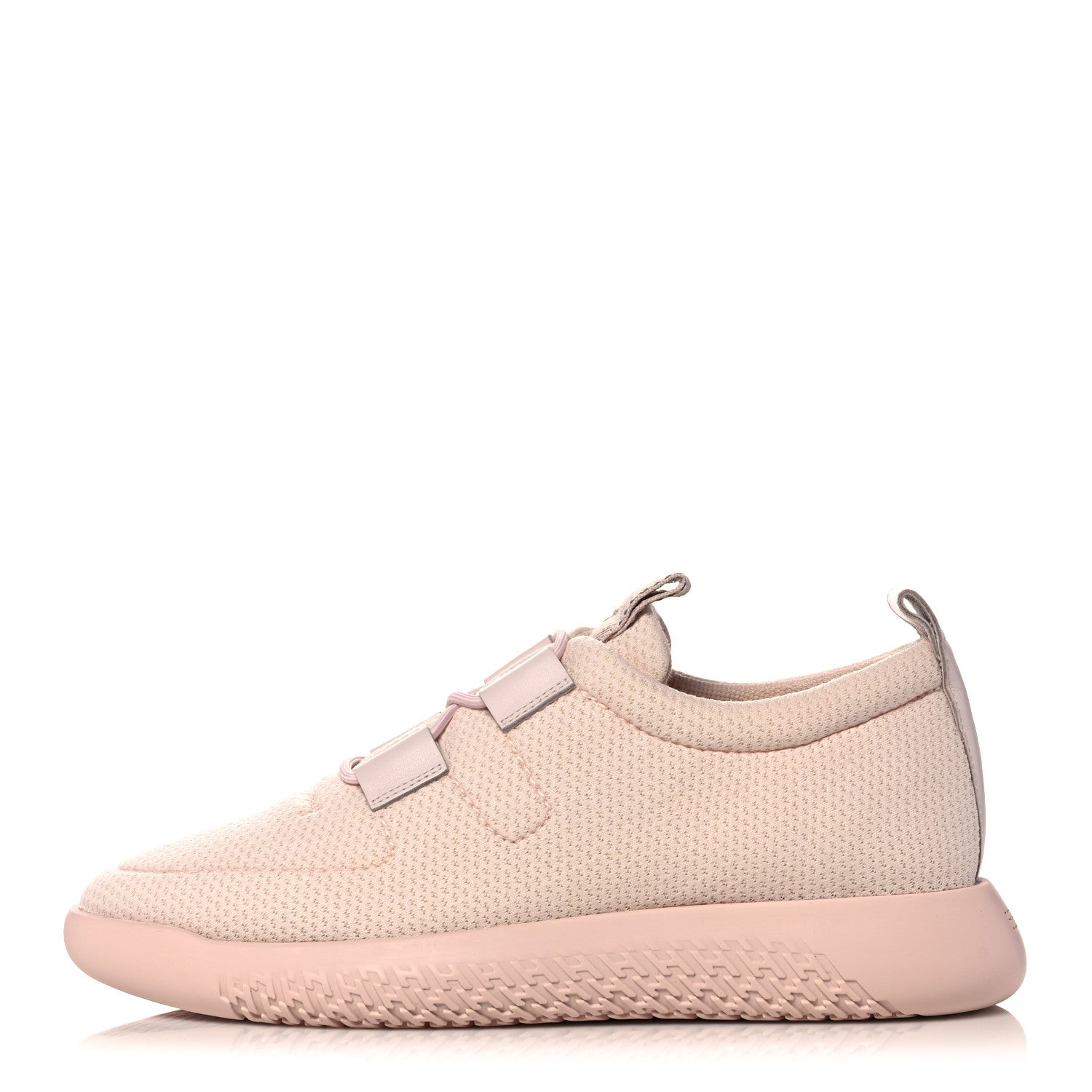 Hermes Mesh Technical Canvas Womens Team Sneakers 38 Bois De Santal 1 of 9