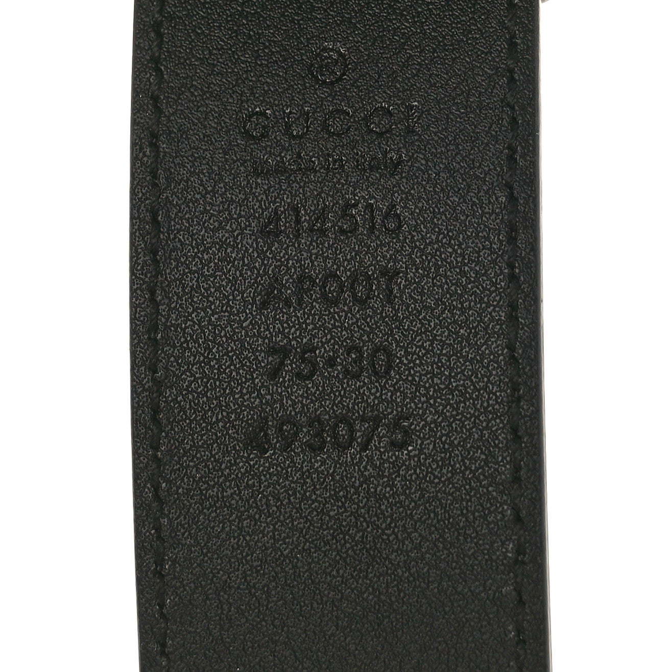 Gucci Calfskin Double G 30mm Belt 75 30 Black 6 of 12