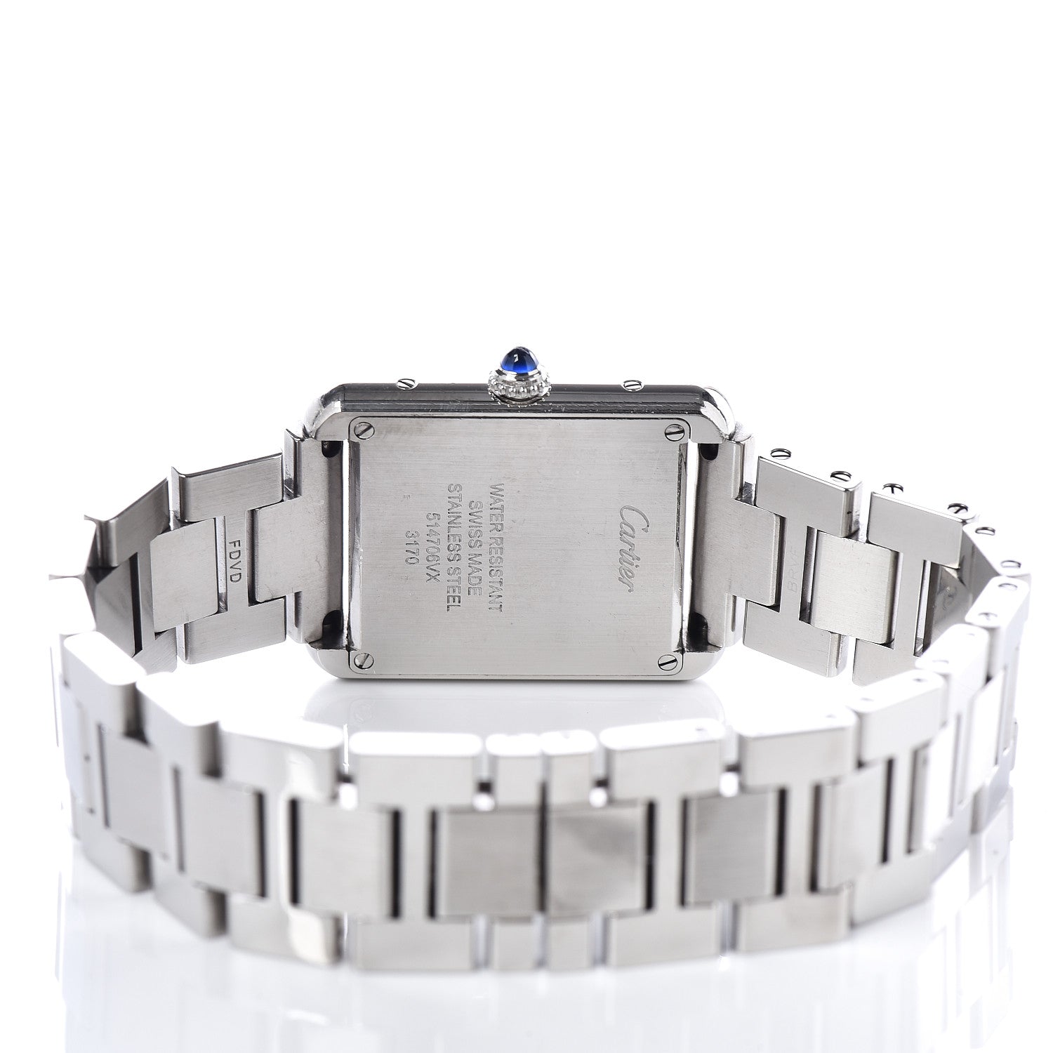 Cartier Stainless Steel 24mm Tank Solo Quartz Watch 5 of 7