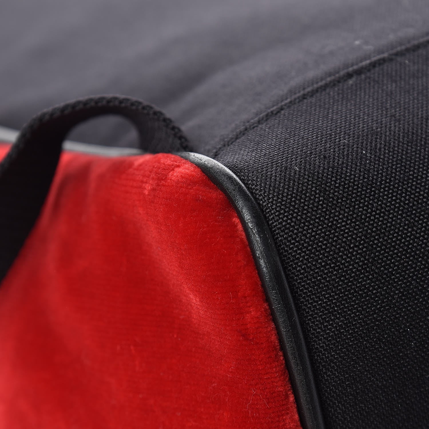 Saint Laurent Velvet City Backpack Red 12 of 14