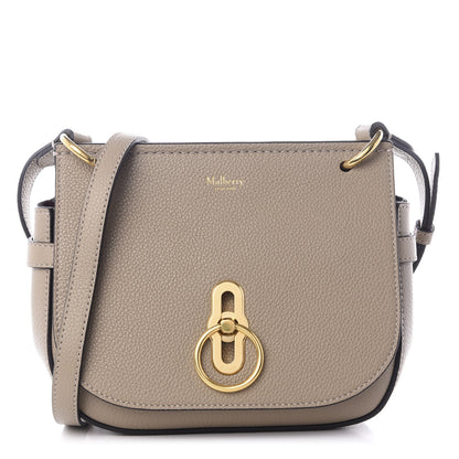 Mulberry Small Classic Grain Small Amberley Satchel Solid Grey 1 of 8