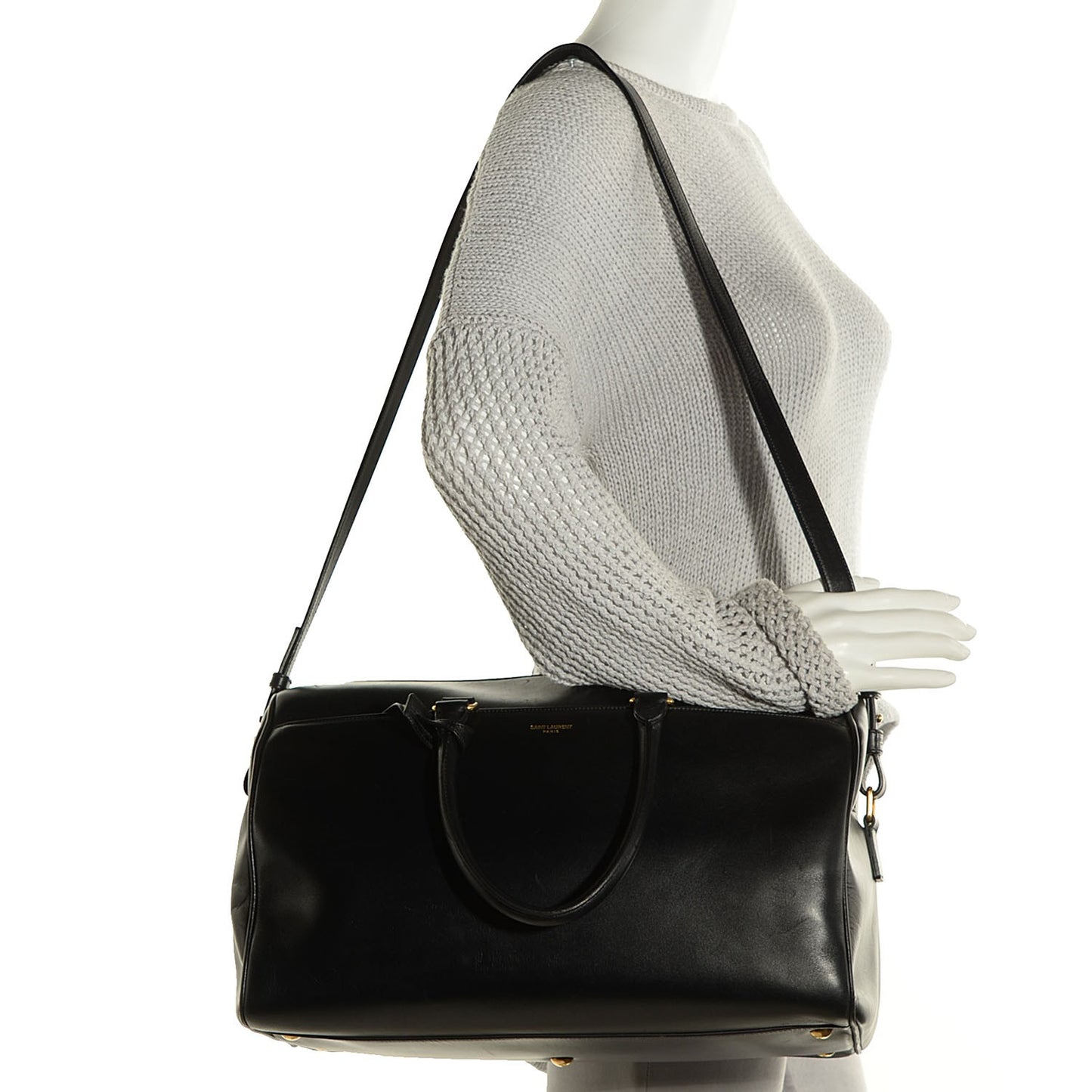 Calfskin Classic Duffle 12 Black
