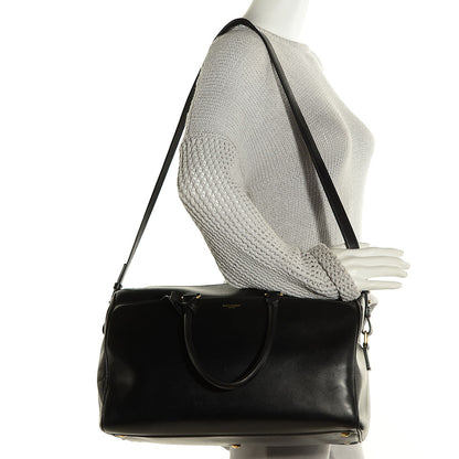 Saint Laurent Calfskin Classic Duffle 12 Black 2 of 9