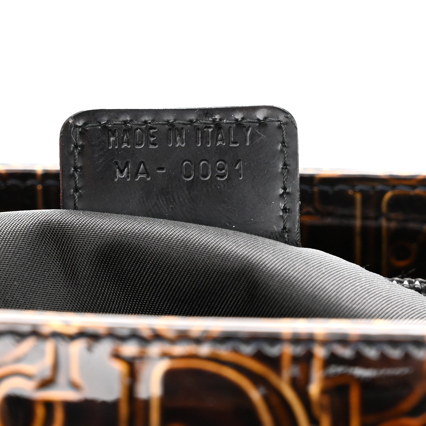 Patent Ultimate Medium Lady Dior Brown