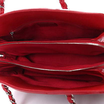 Chanel Vinyl Lipstick Ligne Tote Red 4 of 4