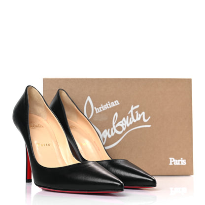 Christian Louboutin Shiny Nappa Apostrophy 100 Pumps 38.5 Black 9 of 9