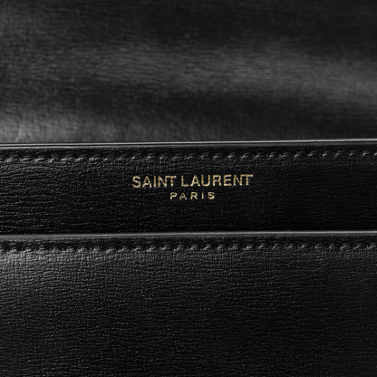 Saint Laurent Calfskin Medium Monogram Sunset Black 7 of 12