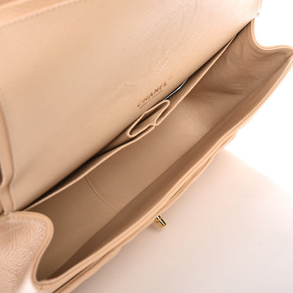 Chanel Caviar Quilted Jumbo Double Flap Beige Clair 5 of 8