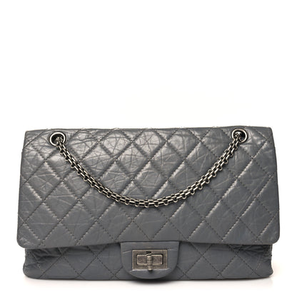 Chanel Aged Calfskin Quilted 2.55 Reissue 227 Flap Grey 1 of 11
