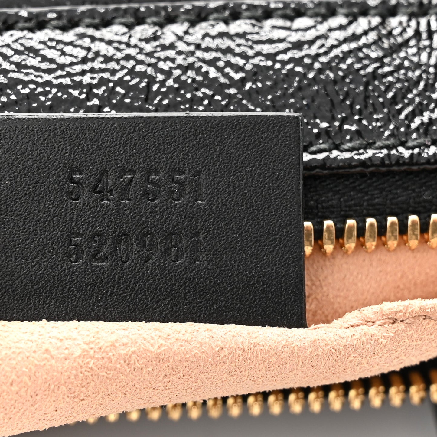 Suede Patent GG Web Small Ophidia Tote Bag Black