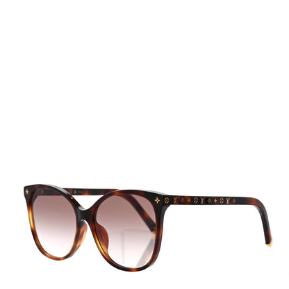 Louis Vuitton Acetate My Monogram Light Cat Eye Sunglasses Z1659E Light Tortoise 1 of 6