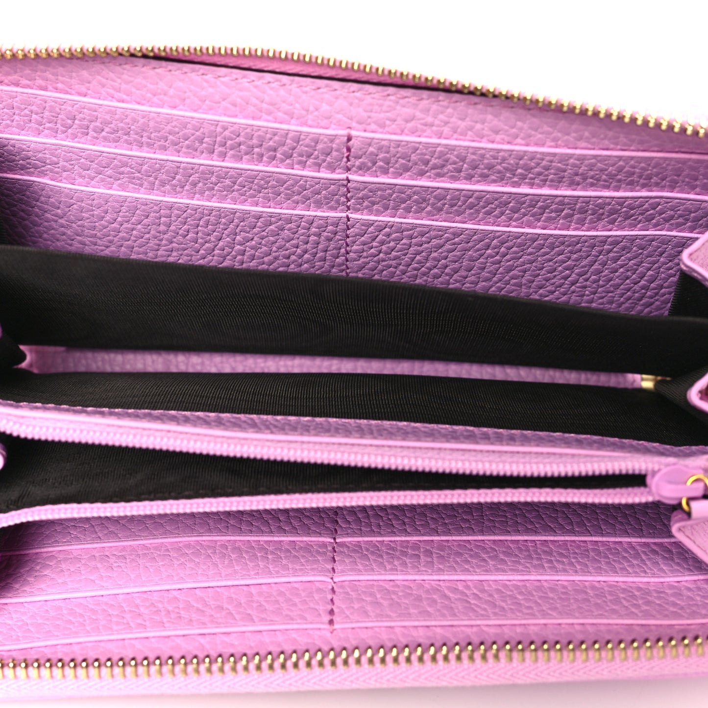 Dollar Calfskin GG Marmont Bosco Zip Around Wallet Malva