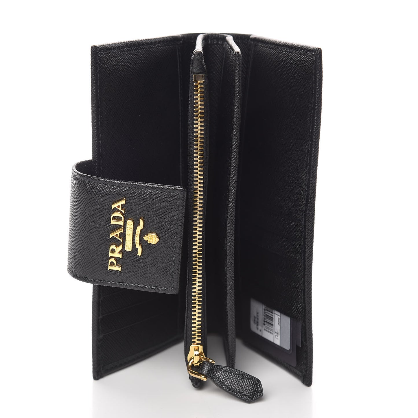 Saffiano Metal Medium Wallet Black