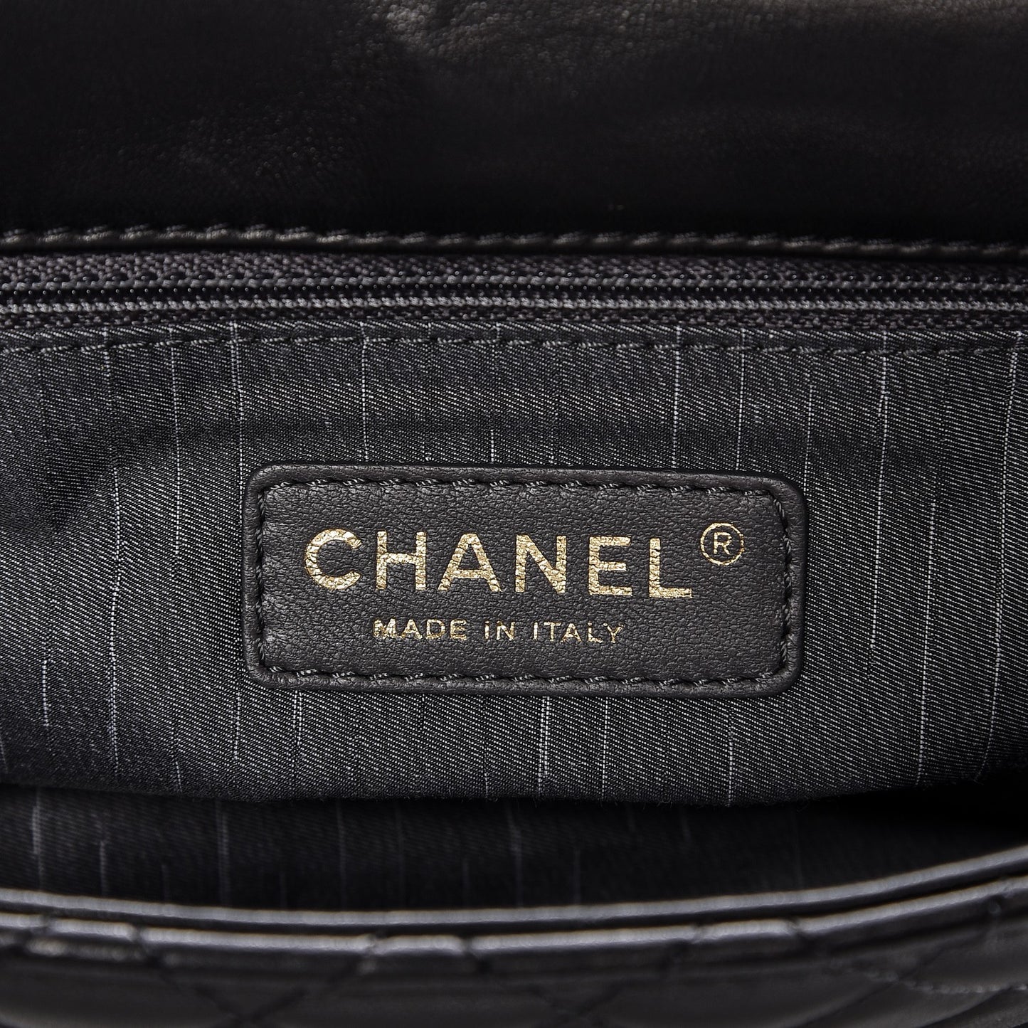 Lambskin Quilted Medium Westminster Pearl Flap Black