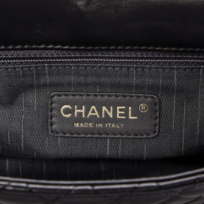 Chanel Lambskin Quilted Medium Westminster Pearl Flap Black 6 of 8