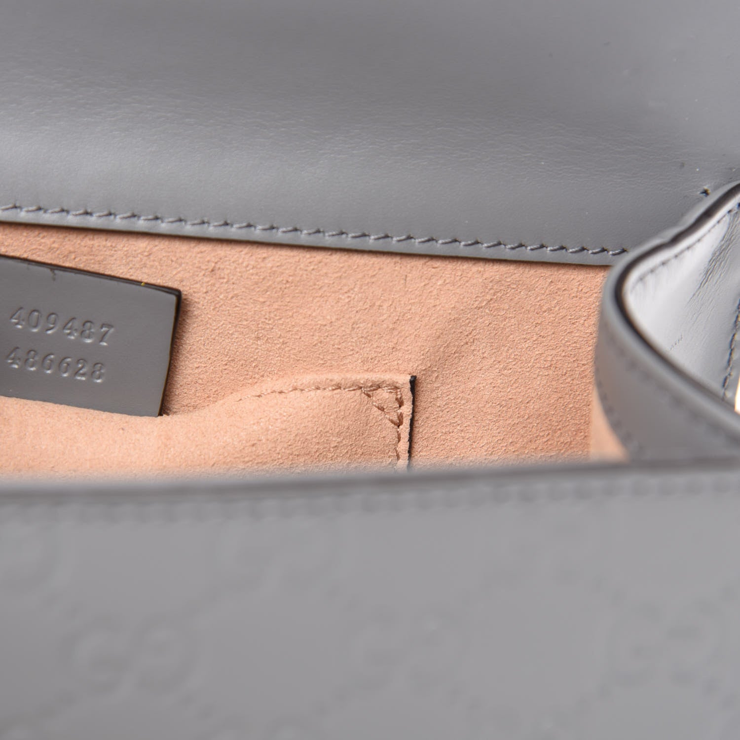 Gucci Guccissima Small Padlock Shoulder Bag Grey 10 of 11