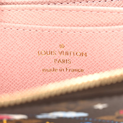 Louis Vuitton Monogram 2020 Christmas Animation Big Wheel Zippy Coin Purse Rose Ballerine 6 of 10