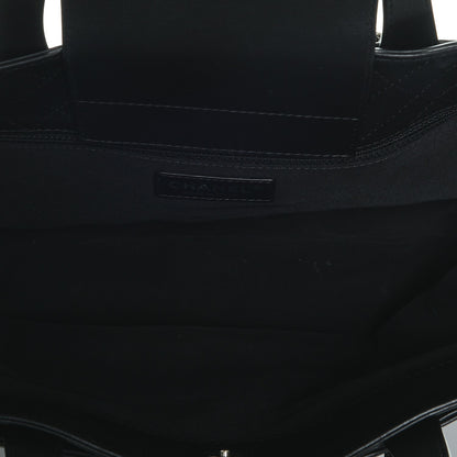 Chanel Calfskin Quilted Large Shopping Tote Black 5 of 7
