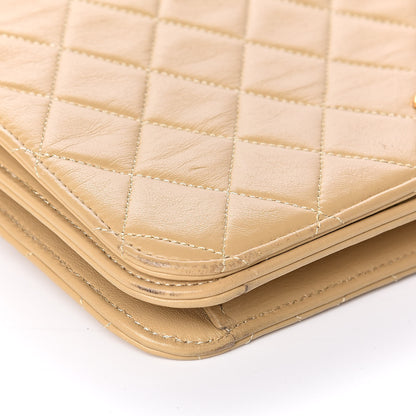 Chanel Lambskin Quilted Medium Single Flap Beige 8 of 11