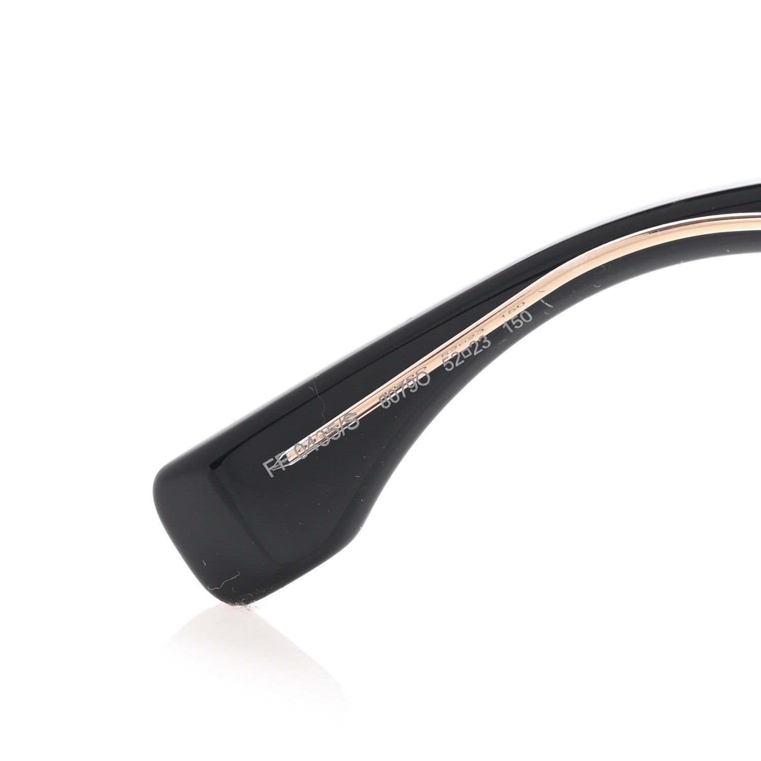 Fendi Acetate Cat Eye Sunglasses FF0435 Black 6 of 8