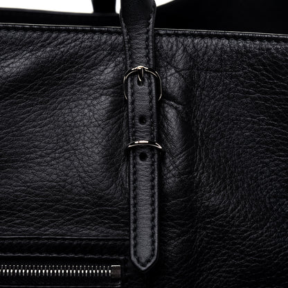Balenciaga Supple Calfskin Papier A4 Zip Around Tote Black 21 of 24