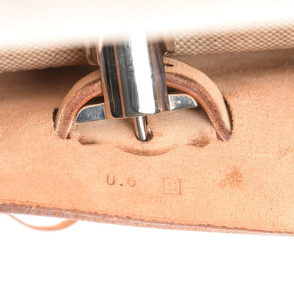 Hermes Toile Vache Calfskin Herbag 30 PM Backpack Natural 7 of 15