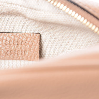Gucci Pebbled Calfskin Small Soho Disco Bag Rose Beige 7 of 9