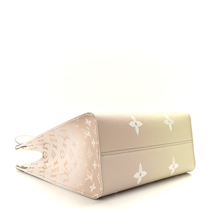 Louis Vuitton Monogram Giant Spring In The City Onthego MM Sunset Kaki 4 of 9