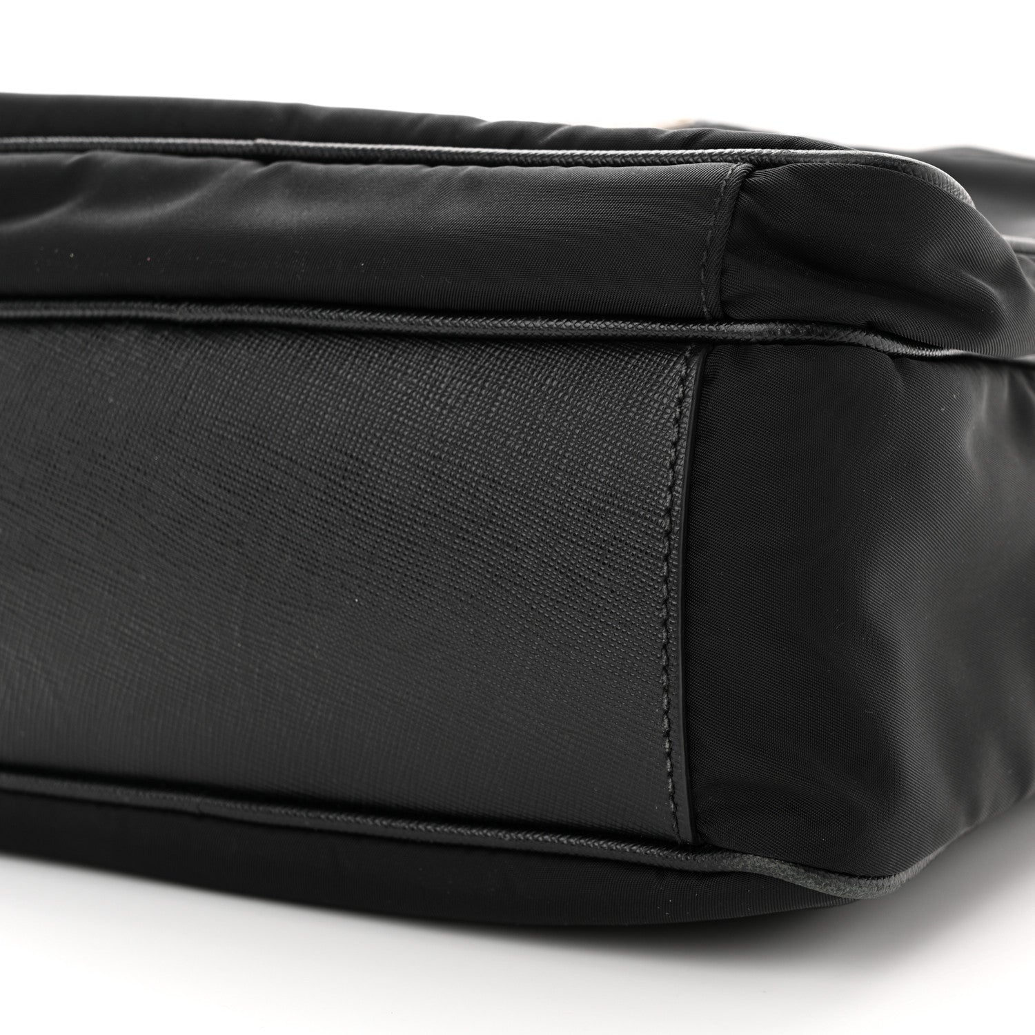 Prada Tessuto Nylon Messenger Bag Black 9 of 9