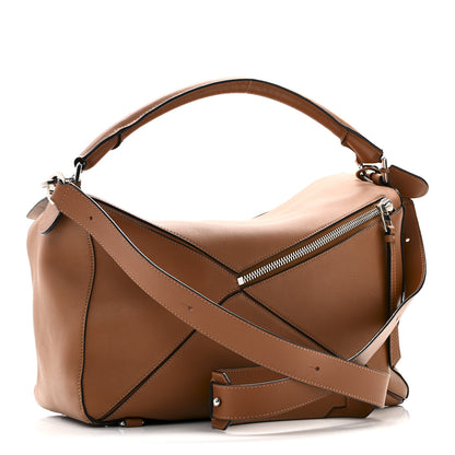 Loewe Calfskin Large Puzzle Bag Tan 3 of 9