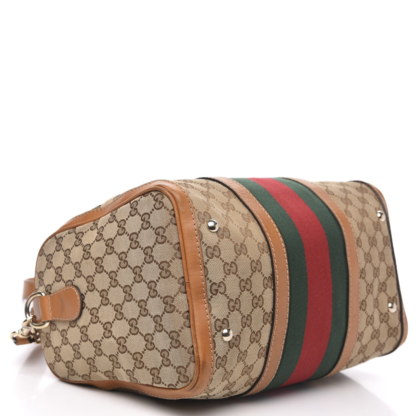 Monogram Vintage Web Medium Boston Tobacco
