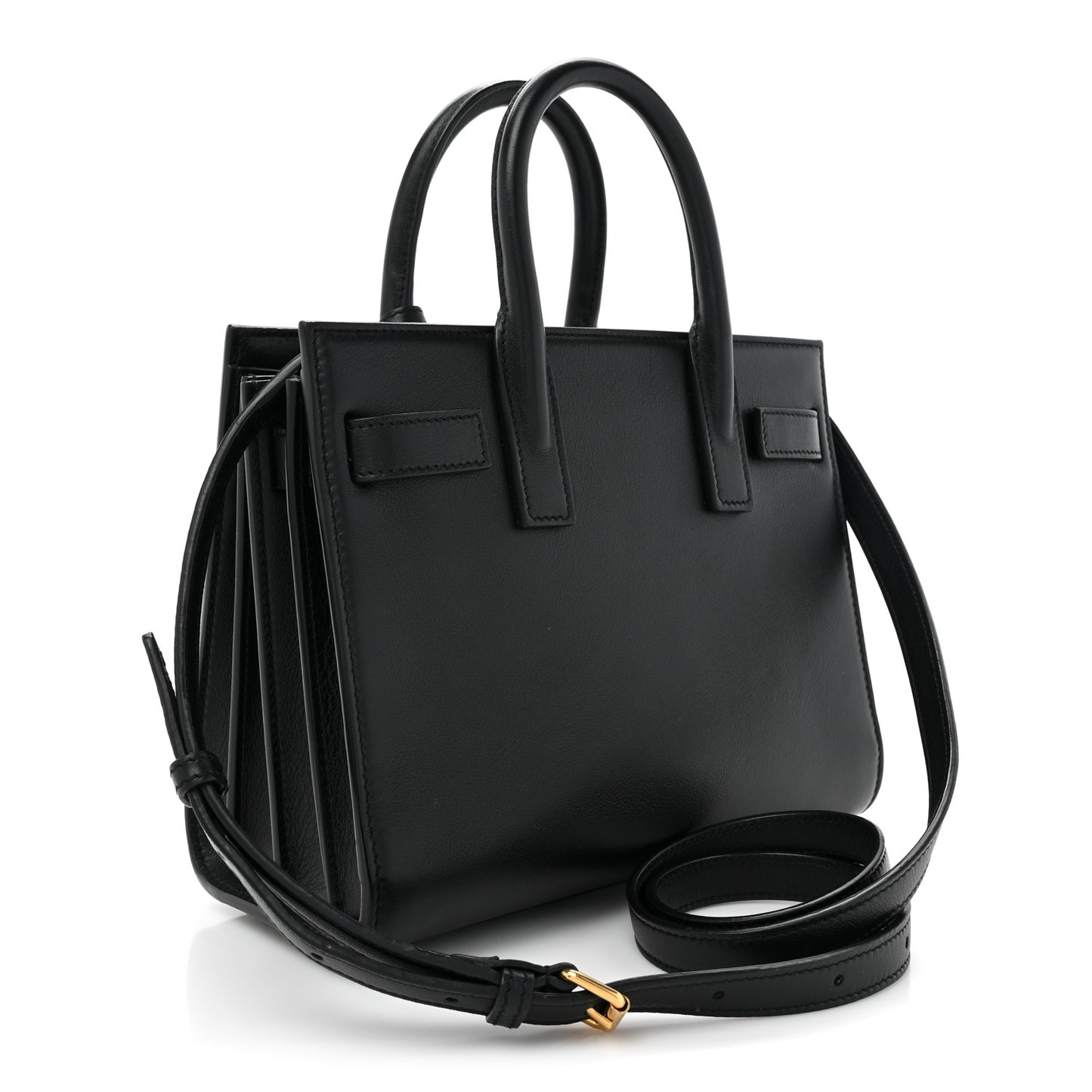 Calfskin Nano Sac De Jour Black