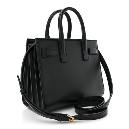 Saint Laurent Calfskin Nano Sac De Jour Black 3 of 9