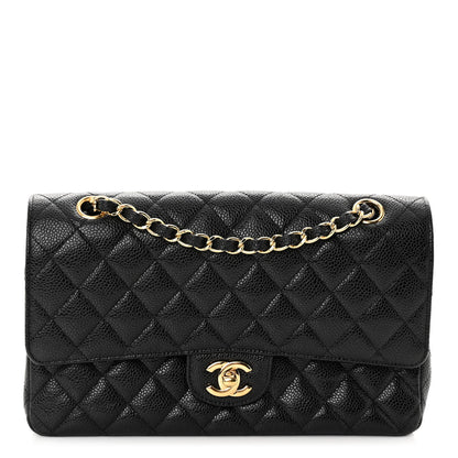 Chanel Caviar Quilted Medium Double Flap Black 1 of 10