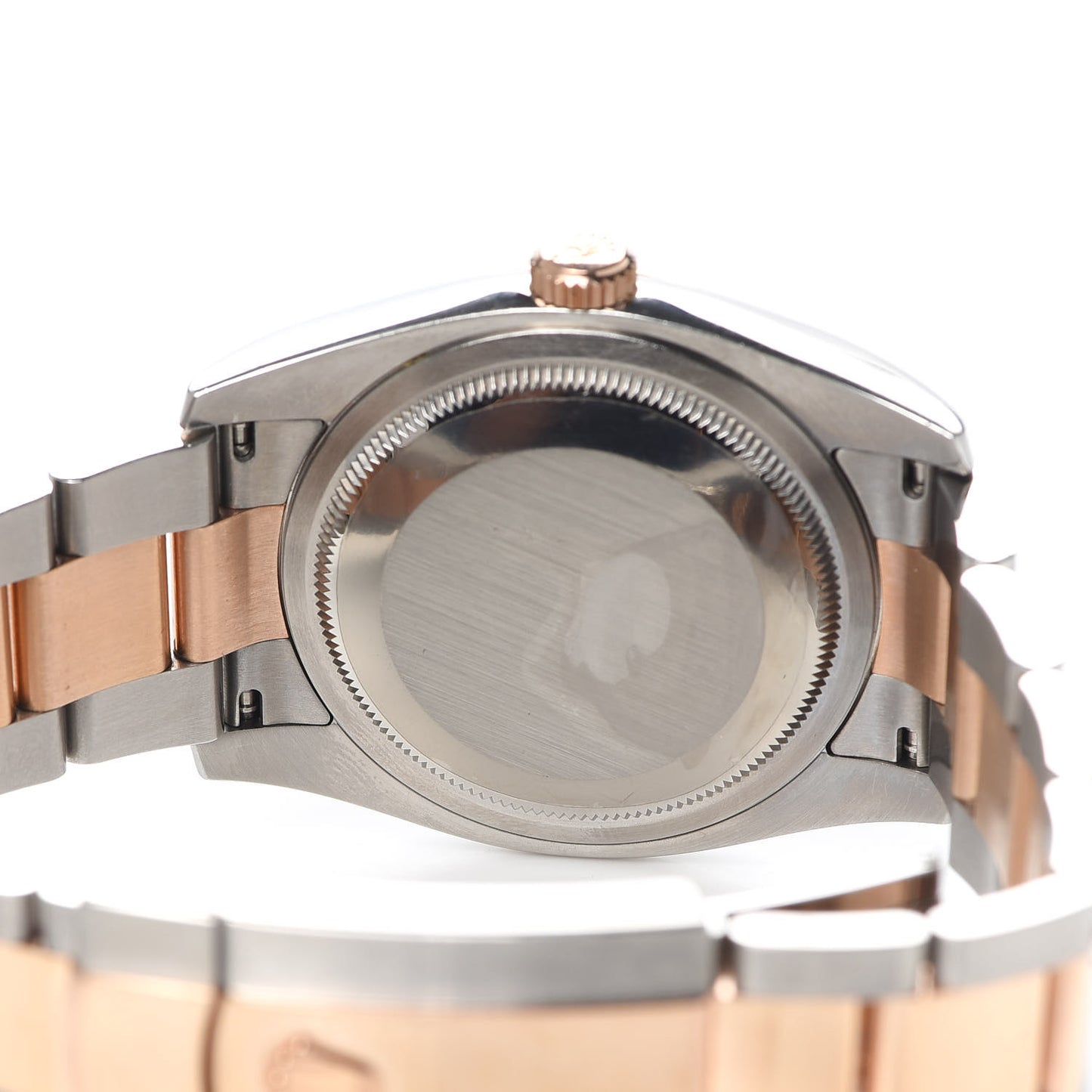 Stainless Steel 18K Everose Gold 36mm Oyster Perpetual Datejust Watch Pink 116201