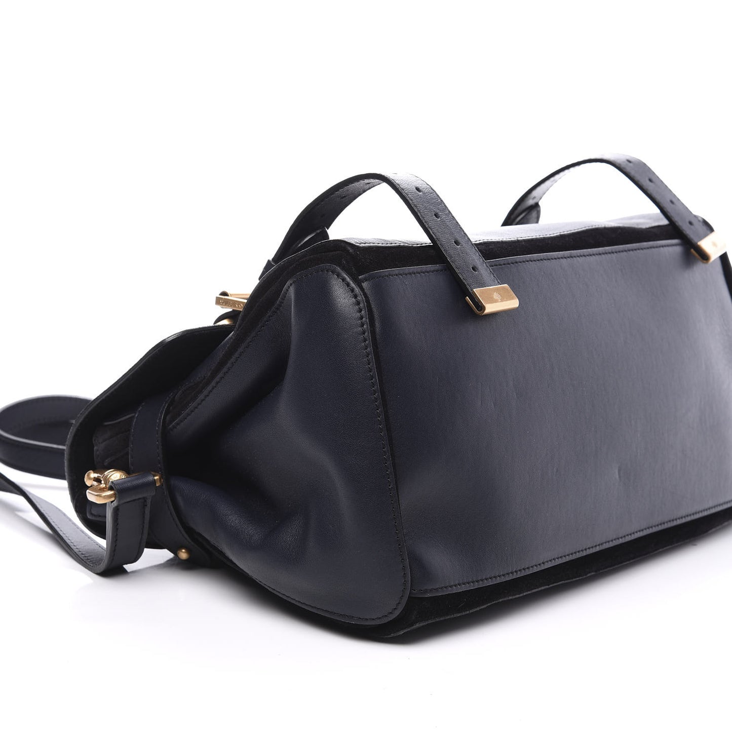 Silky Nappa Suede Medium Panel Alexa Midnight Blue